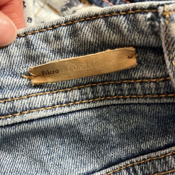 Pilcro and The Letterpress Anthropologie Slim Boyfriend Distressed Jeans Sz 29 - Picture 10 of 14